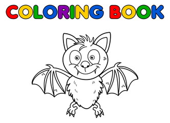 a bat for coloring
