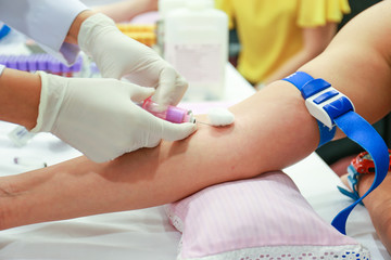 Young Woman Having Blood Test