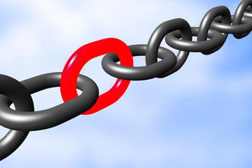 Naklejka premium chain