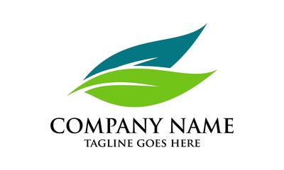 Fototapeta premium Leaf Logo 73