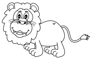 lion for coloring
