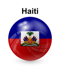 Obraz premium haiti state flag