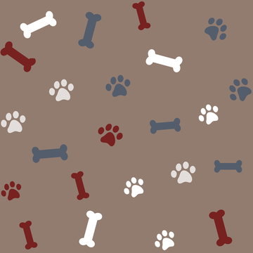 pattern packaging dog bones for shop
