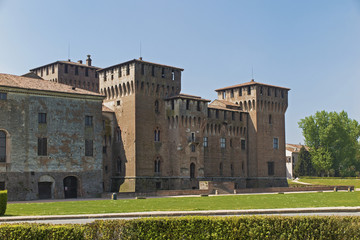 Fototapeta na wymiar Mantua, castle of Gonzaga