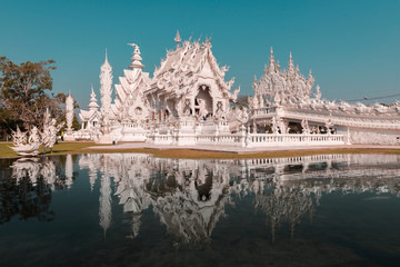 white temple "wat rong khun" thailand