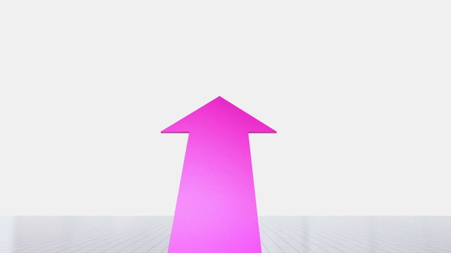 Rising arrow Graph with population growth,Growing charts.