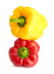 Red and yellow sweet pepper