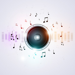 Fototapeta premium Sound Speaker Music Background