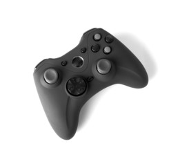 video game controller isolated on white background