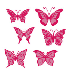 Plakat Butterfly set