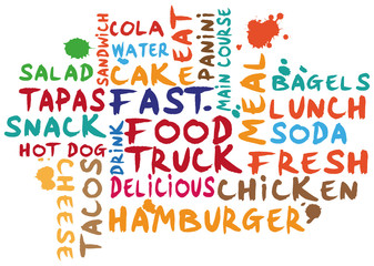 Nuages de tags Food Truck trash