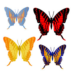 Obraz na płótnie Canvas Butterfly set