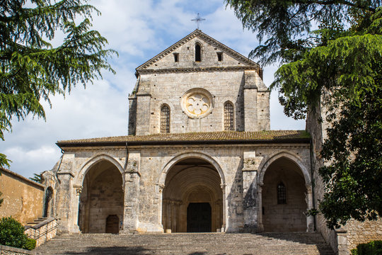 The abbey of Casamari, near Veroli, Italy