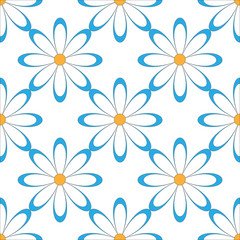 Abstract white seamless pattern