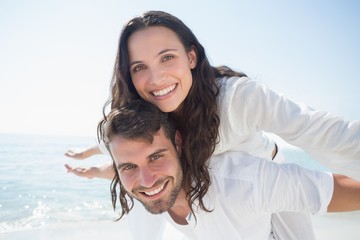 happy couple having fun 