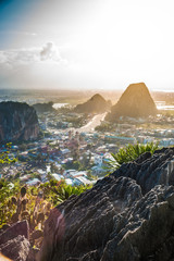View from the Marble mountains