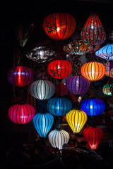 Night lanterns in old Hoi An town