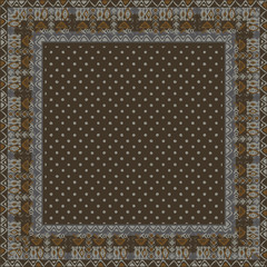 Ethnic seamless pattern with american indian traditional