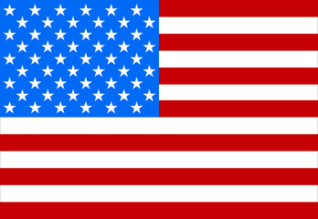 Flag of America to memorial day