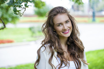 Young beautiful woman