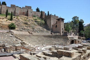 Roman theatre in Málaga