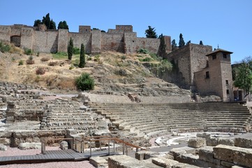 Roman theatre in M&aacute;laga