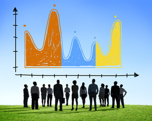 Diagram Parabola Investment Equation Graph Concept