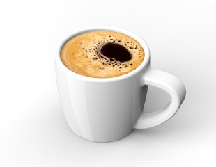 coffee cup with coffee