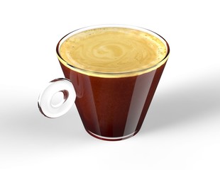 coffee cup with coffee