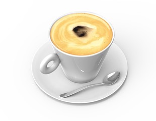 coffee cup with coffee