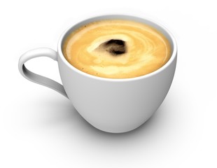 coffee cup with coffee