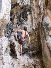 Climbing in Tonsai, Krabi
