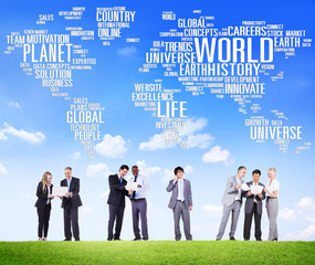 World Globalization International Life Planet Concept