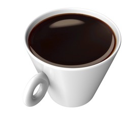 coffee cup with black coffee
