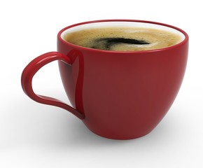 coffee cup with coffee