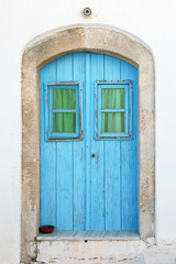 Old door island of Kythira, Greece, Europe 