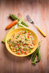 rice with mixed vegetables