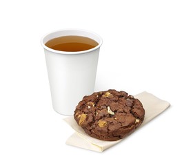 tea cup isolated on white