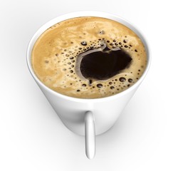 coffee cup with coffee