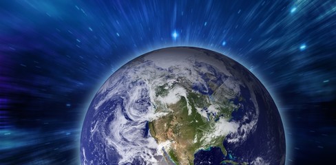 Composite image of earth