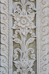 Traditional Thai Art Unpainted Cement Sculture