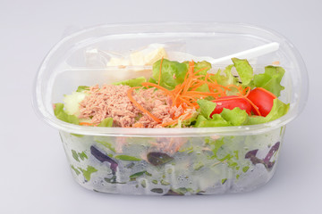 Plastic salad