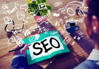 Search Engine Optimization Business Strategy Marketing Concept