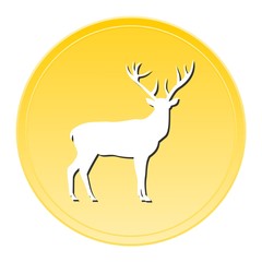 Deer Gold Icon