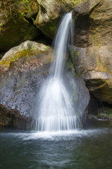 Fototapeta na wymiar Wasserfall im Gelobtbachtal