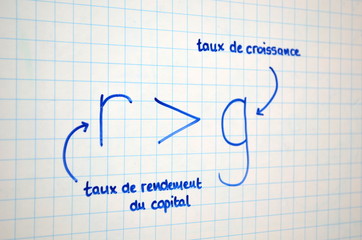 Taux de Rendement du Capital sup&eacute;rieur au Taux de Croissance