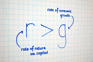 Rate of Return on Capital greater than Rate of Economic Growth