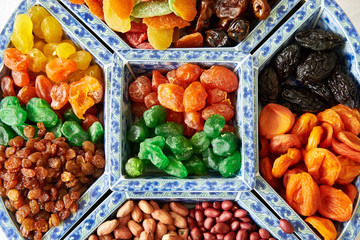 Dried fruits and nuts