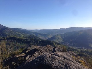 Fototapeta premium Panorama Rockertfelsen