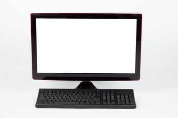 Fototapeta premium computer display and key board